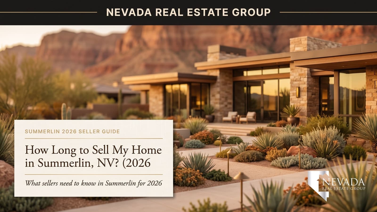 How Long to Sell My Home in Summerlin, NV? (2026 Guide)