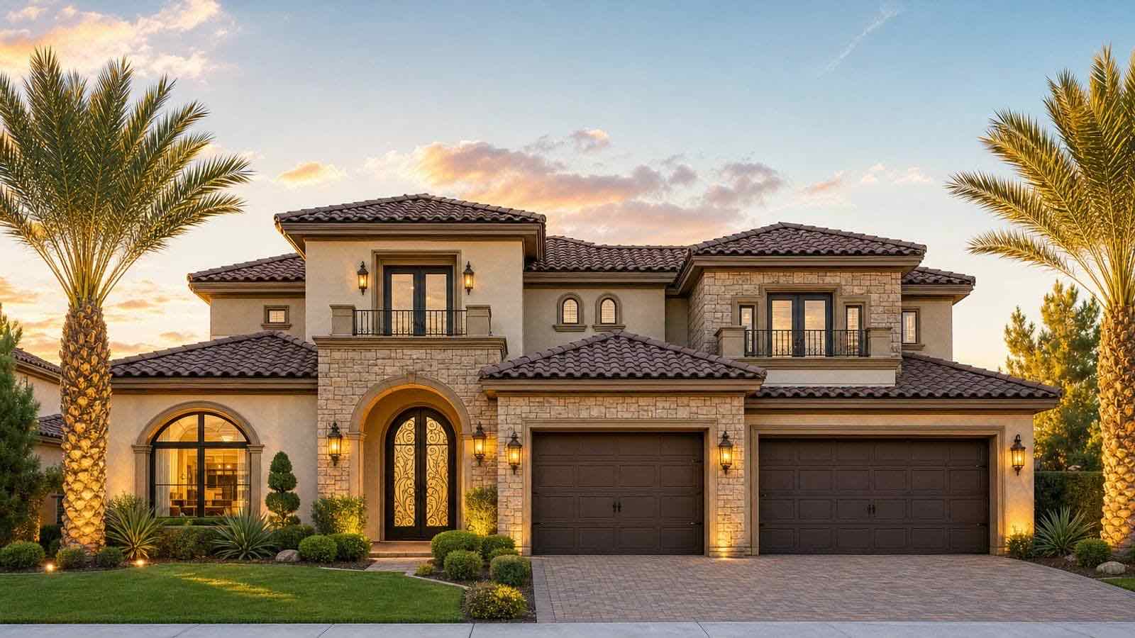 Las Colinas at Mountains Edge — desert-contemporary single-family homes with Spring Mountains views in southwest Las Vegas, ZIP 89178