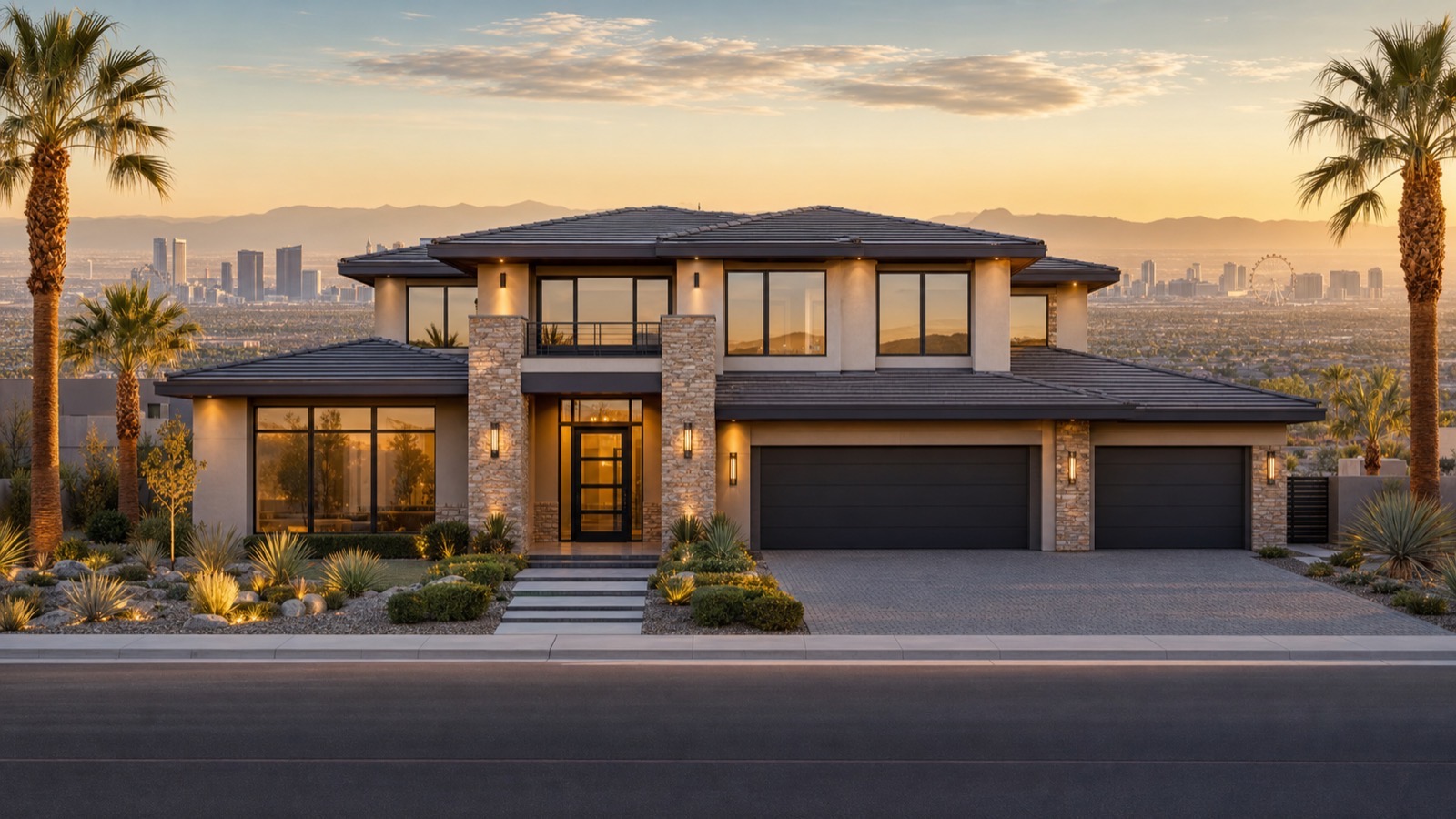 Las Vegas valley aerial — lower taxes and cost of living than Chicago 2026