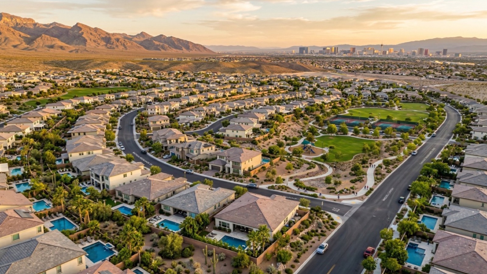 Henderson Nevada residential neighborhood — no state income tax makes Nevada attractive to California relocators 2026